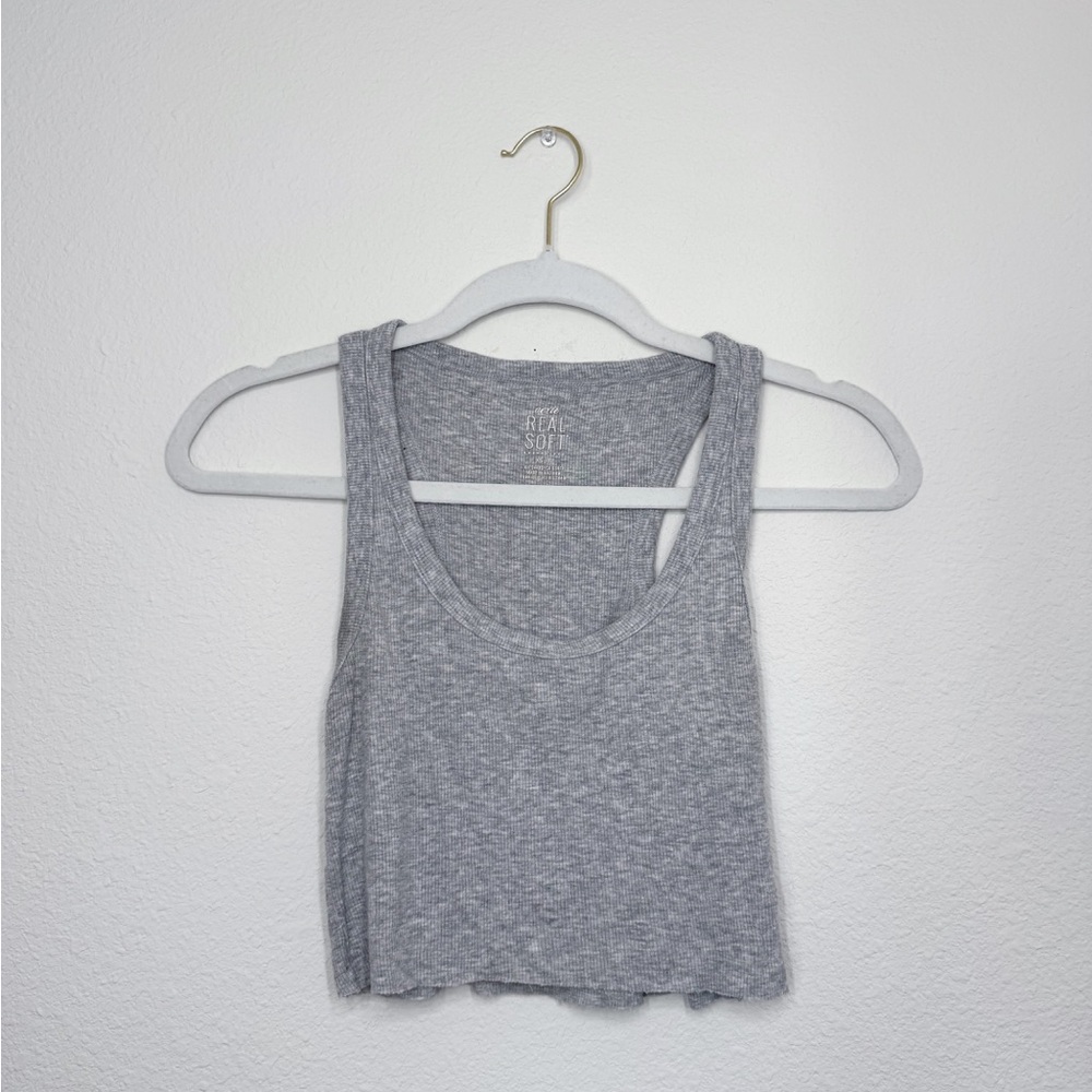 Aerie real soft tank top cropped
